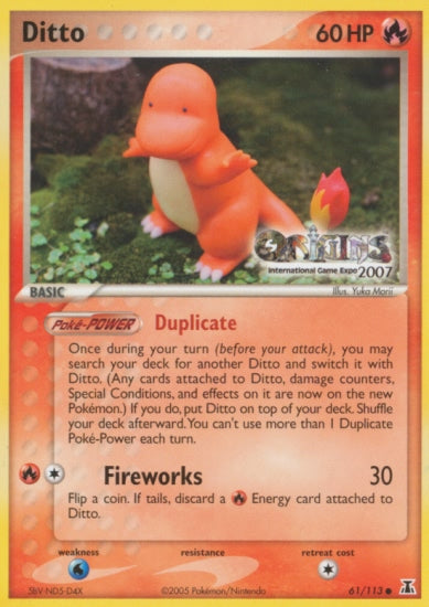 Ditto (61/113) (Origins Game Fair 2007) [EX: Delta Species] | Mindsight Gaming