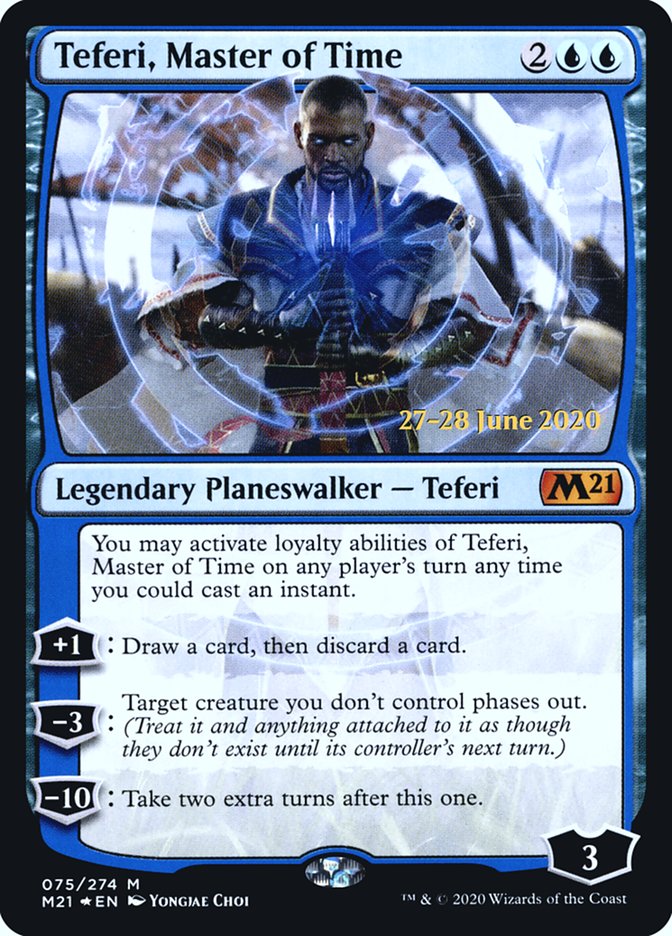 Teferi, Master of Time  [Core Set 2021 Prerelease Promos] | Mindsight Gaming