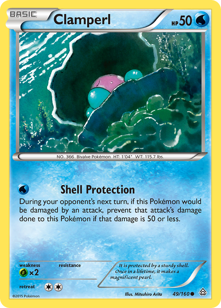 Clamperl (49/160) [XY: Primal Clash] | Mindsight Gaming