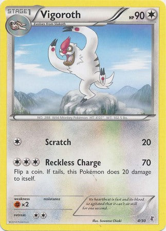 Vigoroth (4/30) [XY: Trainer Kit 1 - Bisharp] | Mindsight Gaming