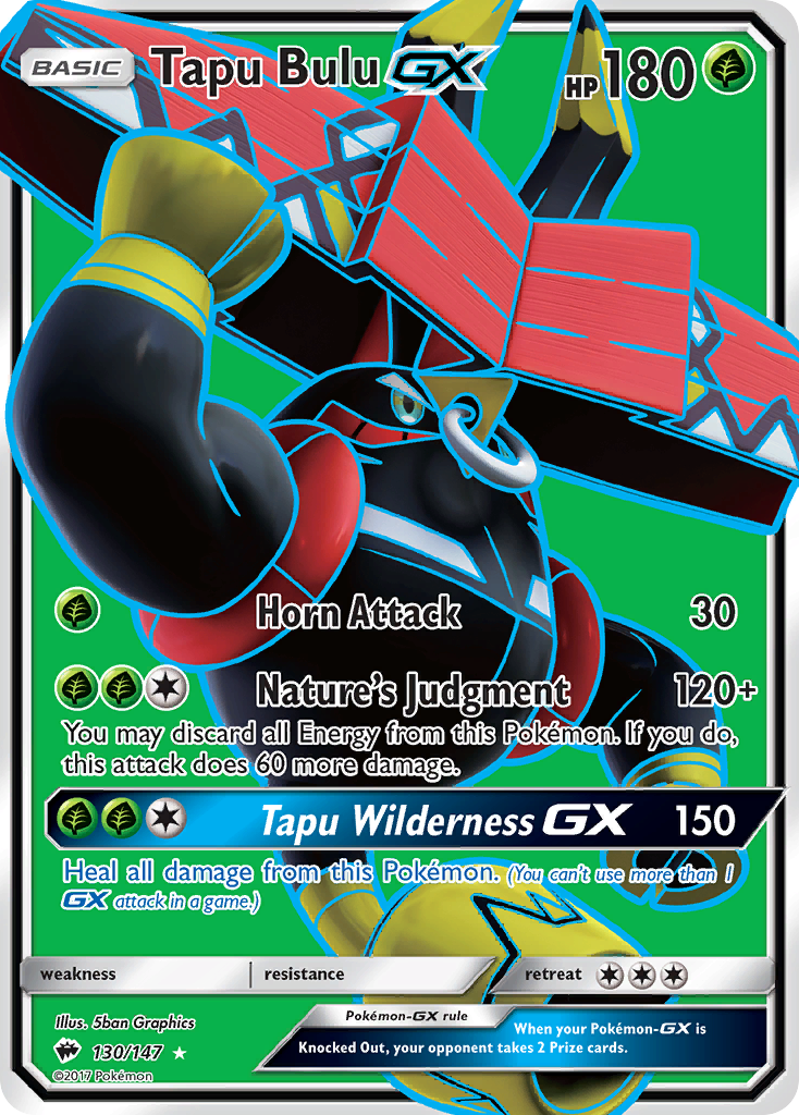 Tapu Bulu GX (130/147) [Sun & Moon: Burning Shadows] | Mindsight Gaming