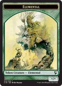 Elemental // Thopter (026) Double-sided Token [Commander 2018 Tokens] | Mindsight Gaming