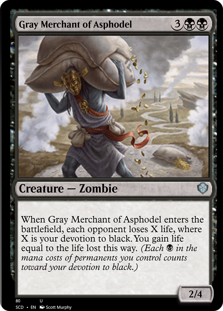 Gray Merchant of Asphodel [Starter Commander Decks] | Mindsight Gaming