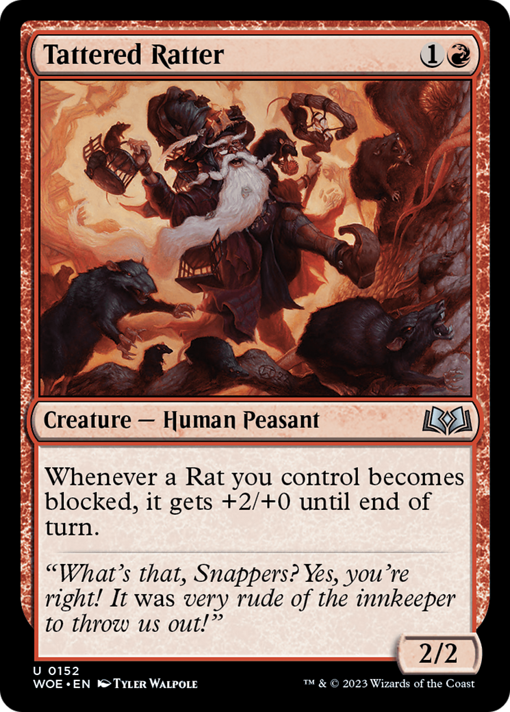 Tattered Ratter [Wilds of Eldraine] | Mindsight Gaming