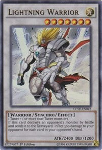 Lightning Warrior [LC5D-EN042] Ultra Rare | Mindsight Gaming