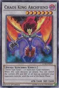 Chaos King Archfiend [LC5D-EN072] Super Rare | Mindsight Gaming