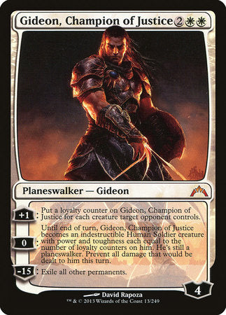 Gideon, Champion of Justice [Gatecrash] | Mindsight Gaming