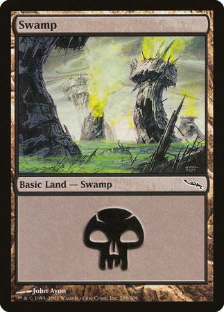 Swamp (298) [Mirrodin] | Mindsight Gaming