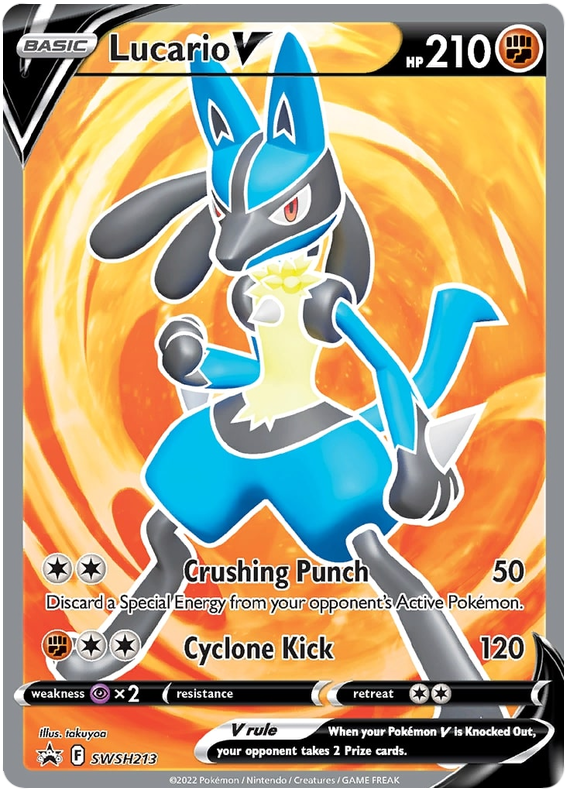 Lucario V (SWSH213) [Sword & Shield: Black Star Promos] | Mindsight Gaming