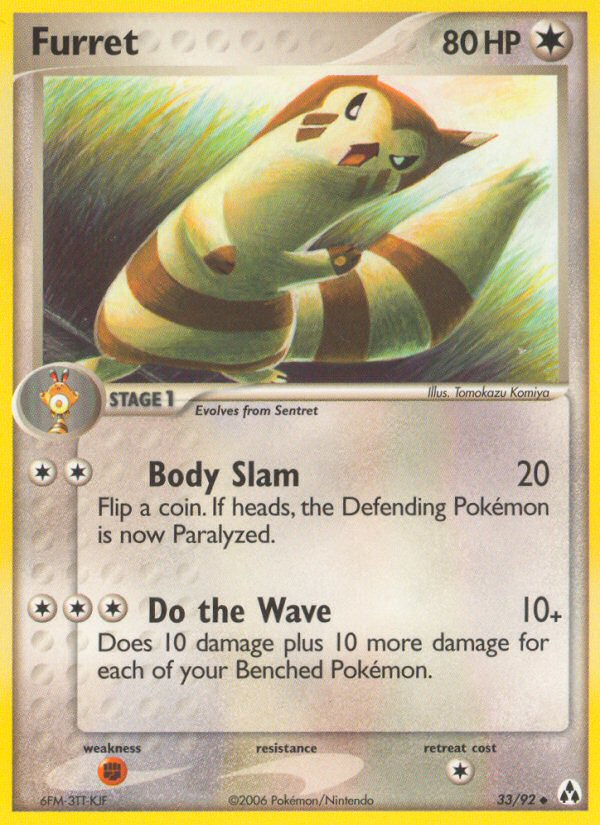 Furret (33/92) [EX: Legend Maker] | Mindsight Gaming