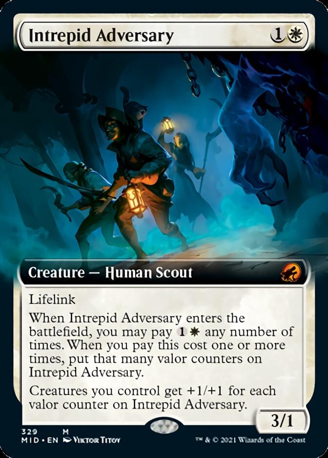 Intrepid Adversary (Extended) [Innistrad: Midnight Hunt] | Mindsight Gaming