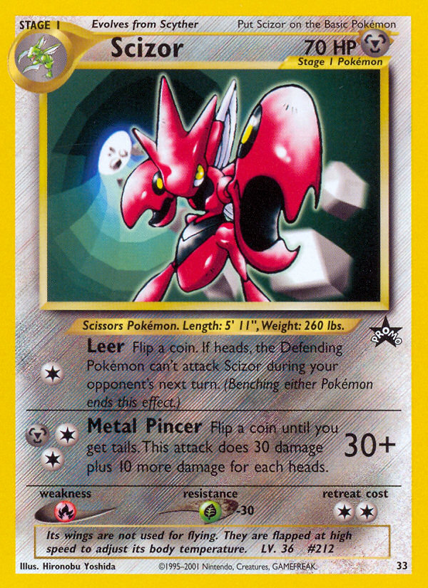 Scizor (33) [Wizards of the Coast: Black Star Promos] | Mindsight Gaming