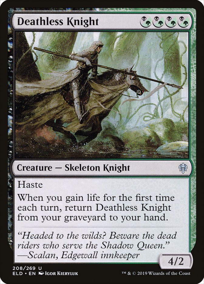 Deathless Knight [Throne of Eldraine] | Mindsight Gaming