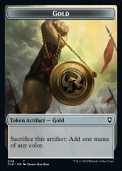 Gold // Dragon Double-sided Token [Commander Legends: Battle for Baldur's Gate Tokens] | Mindsight Gaming