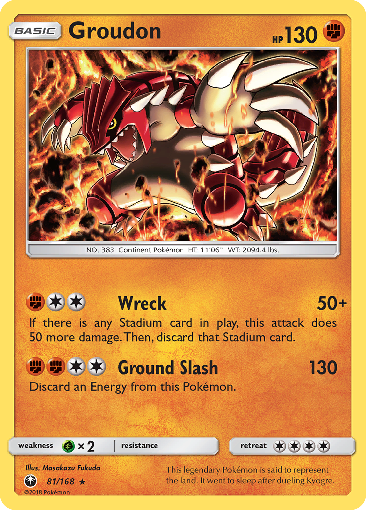 Groudon (81/168) [Sun & Moon: Celestial Storm] | Mindsight Gaming