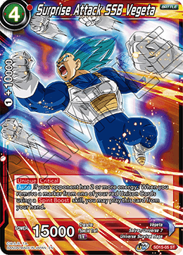 Surprise Attack SSB Vegeta (Starter Deck - Pride of the Saiyans) (SD15-05) [Cross Spirits] | Mindsight Gaming