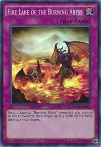 Fire Lake of the Burning Abyss [NECH-EN086] Super Rare | Mindsight Gaming