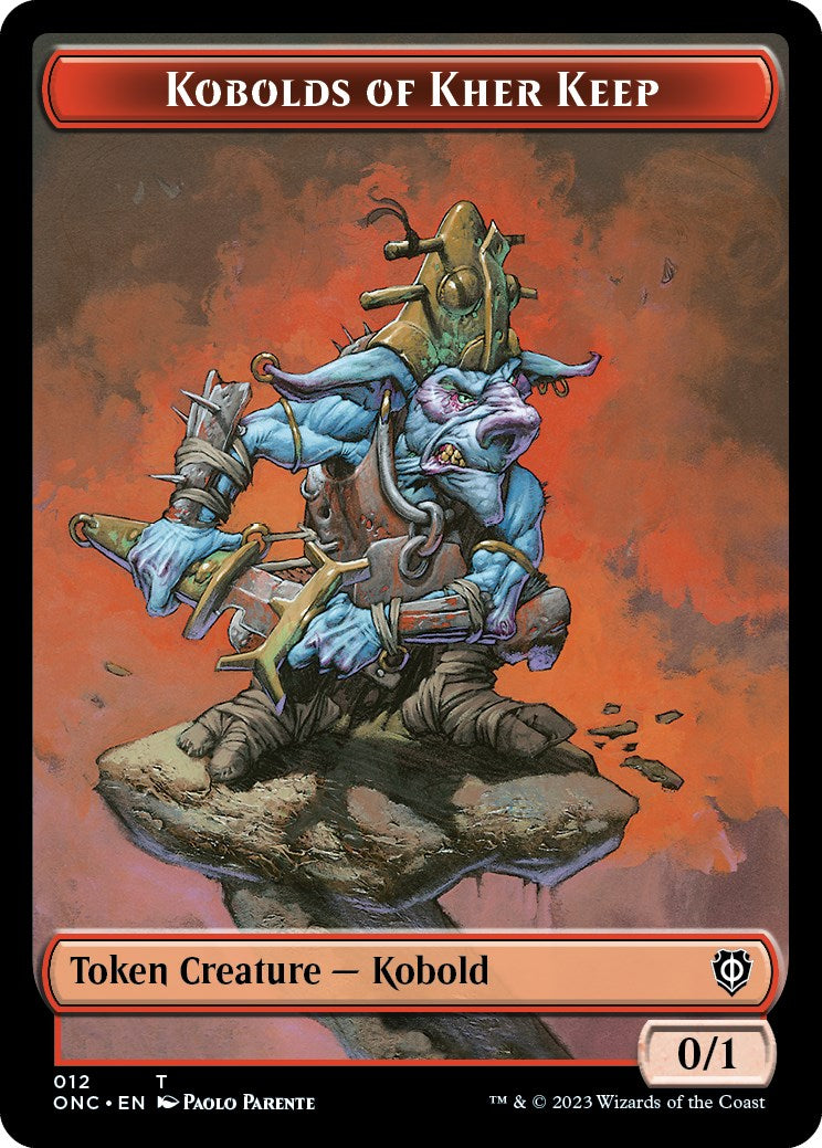 Kobolds of Kher Keep // Dragon Double-Sided Token [Phyrexia: All Will Be One Commander Tokens] | Mindsight Gaming