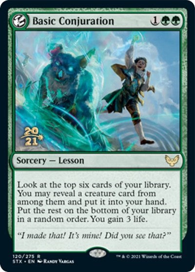 Basic Conjuration [Strixhaven: School of Mages Prerelease Promos] | Mindsight Gaming