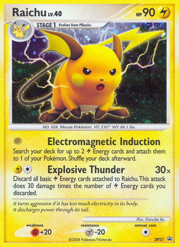 Raichu (DP21) [Diamond & Pearl: Black Star Promos] | Mindsight Gaming