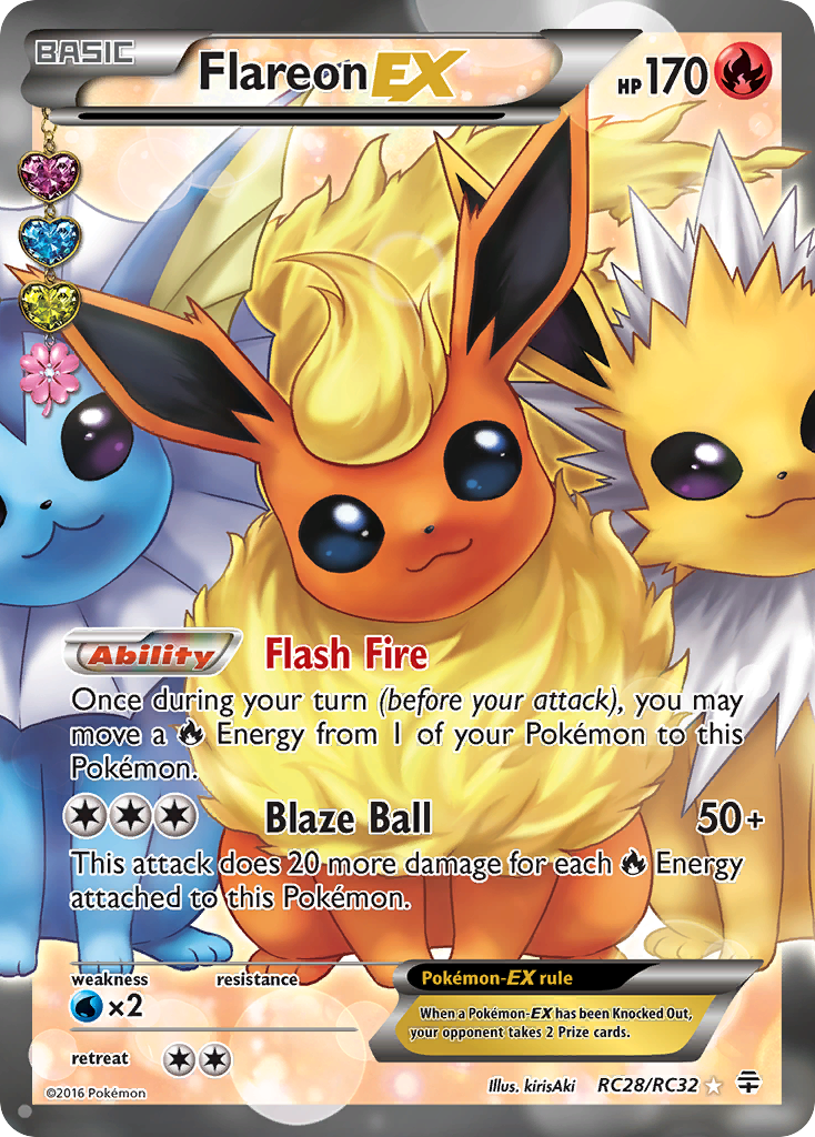 Flareon EX (RC28/RC32) [XY: Generations] | Mindsight Gaming