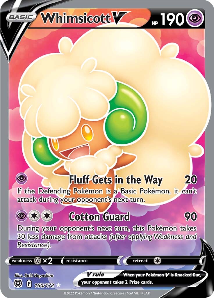 Whimsicott V (160/172) [Sword & Shield: Brilliant Stars] | Mindsight Gaming