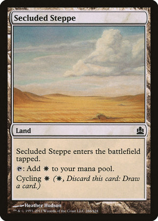 Secluded Steppe [Commander 2011] | Mindsight Gaming