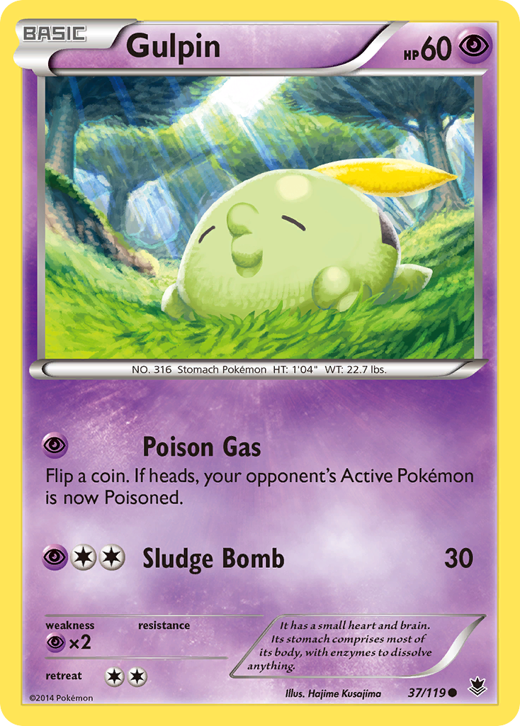 Gulpin (37/119) [XY: Phantom Forces] | Mindsight Gaming