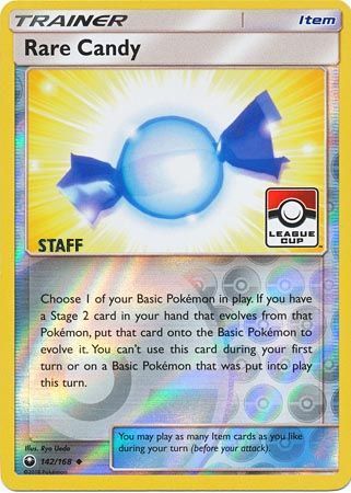 Rare Candy (142/168) (League Promo Staff) [Sun & Moon: Celestial Storm] | Mindsight Gaming