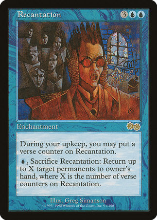 Recantation [Urza's Saga] | Mindsight Gaming