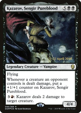 Kazarov, Sengir Pureblood [Dominaria Promos] | Mindsight Gaming