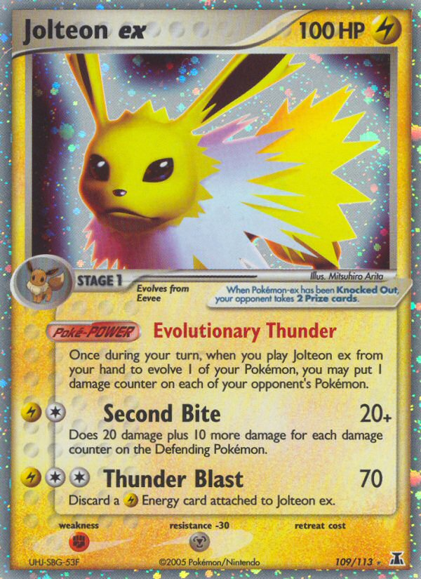 Jolteon ex (109/113) [EX: Delta Species] | Mindsight Gaming