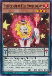 Performapal Fire Mufflerlion [SECE-EN001] Common | Mindsight Gaming