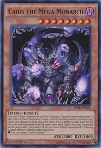 Caius the Mega Monarch [SECE-EN035] Ultra Rare | Mindsight Gaming