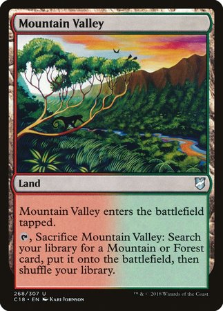 Mountain Valley [Commander 2018] | Mindsight Gaming