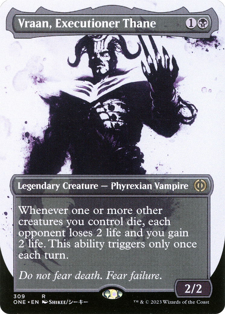 Vraan, Executioner Thane (Borderless Ichor) [Phyrexia: All Will Be One] | Mindsight Gaming