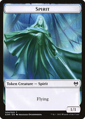 Bird // Spirit Double-sided Token [Kaldheim Commander Tokens] | Mindsight Gaming