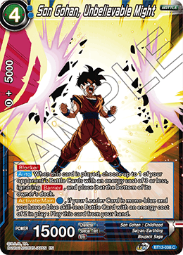 Son Gohan, Unbelievable Might (Common) [BT13-038] | Mindsight Gaming