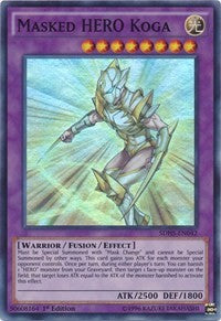 Masked HERO Koga [SDHS-EN042] Super Rare | Mindsight Gaming