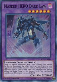 Masked HERO Dark Law [SDHS-EN044] Super Rare | Mindsight Gaming