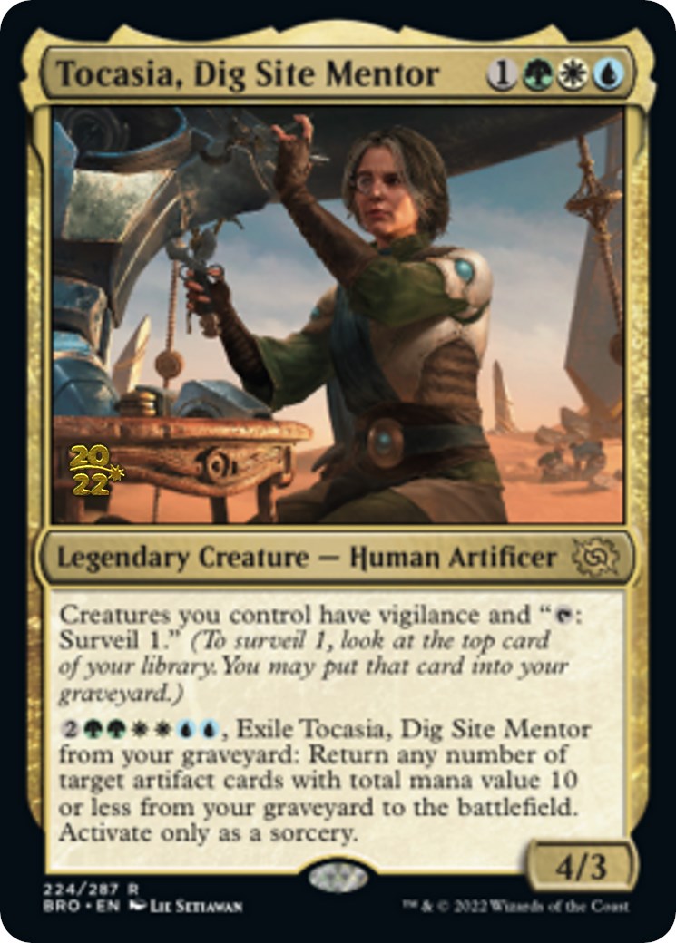 Tocasia, Dig Site Mentor [The Brothers' War: Prerelease Promos] | Mindsight Gaming