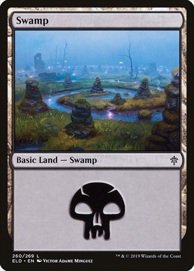 Swamp (260) [Throne of Eldraine] | Mindsight Gaming