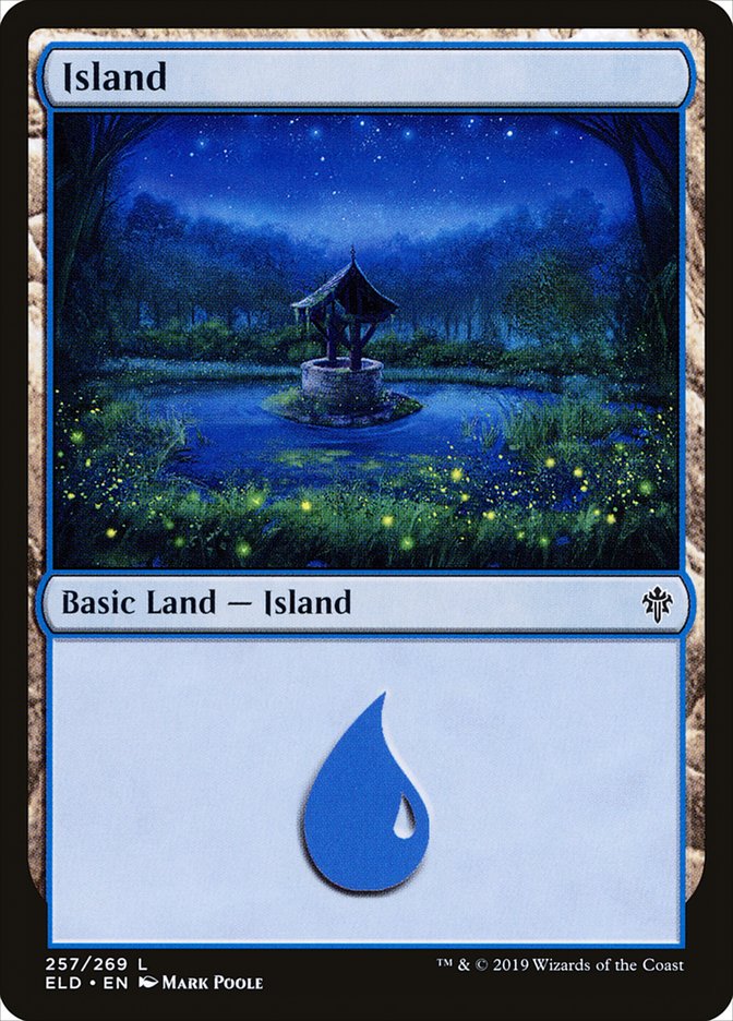 Island (257) [Throne of Eldraine] | Mindsight Gaming