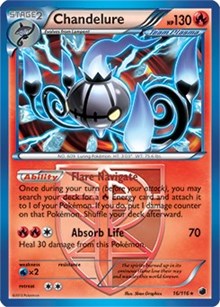 Chandelure (16/116) (Theme Deck Exclusive) [Black & White: Plasma Freeze] | Mindsight Gaming