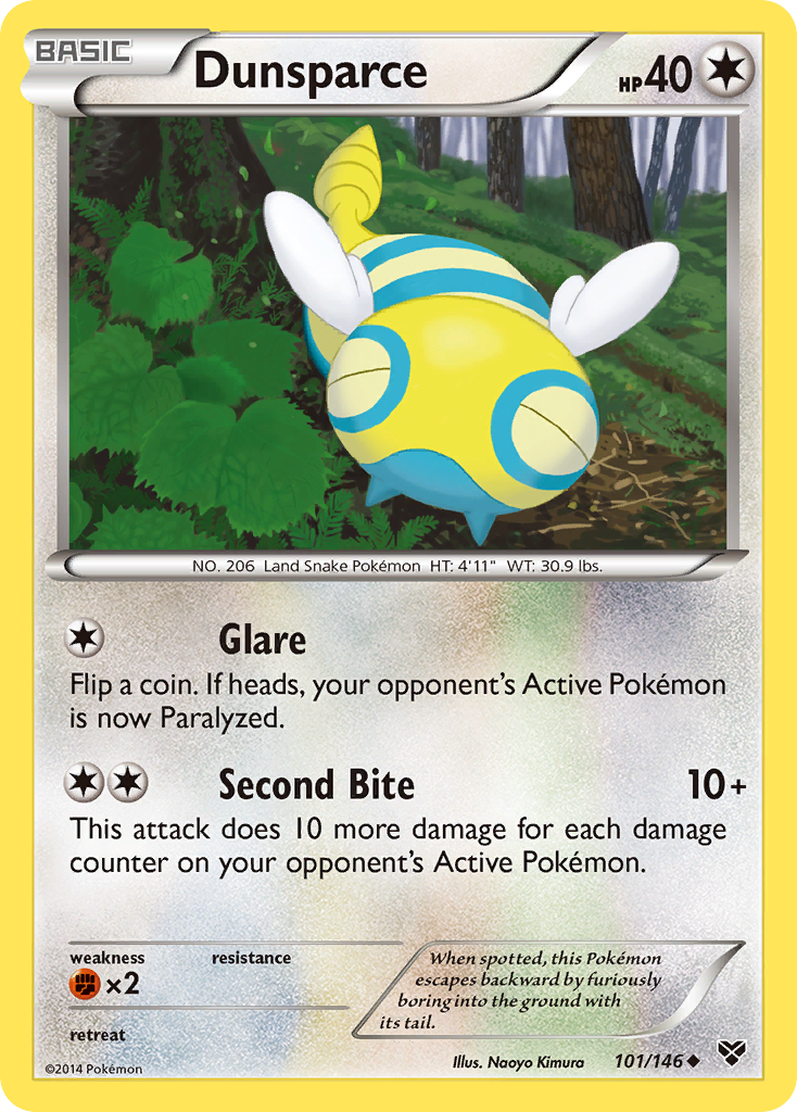 Dunsparce (101/146) [XY: Base Set] | Mindsight Gaming