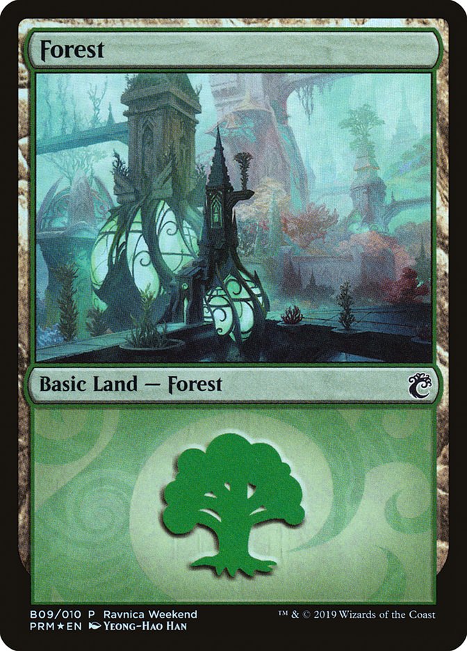 Forest (B09) [Ravnica Allegiance Guild Kit] | Mindsight Gaming