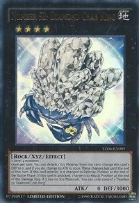 Number 52: Diamond Crab King [YZ06-EN001] Ultra Rare | Mindsight Gaming