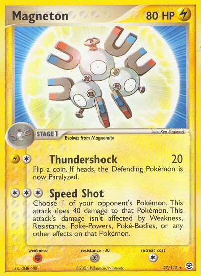 Magneton (27/112) [EX: FireRed & LeafGreen] | Mindsight Gaming