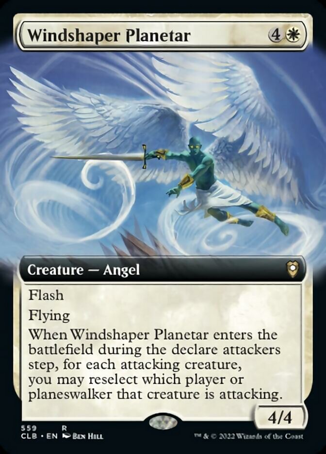 Windshaper Planetar (Extended Art) [Commander Legends: Battle for Baldur's Gate] | Mindsight Gaming