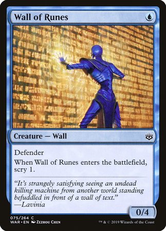 Wall of Runes [War of the Spark] | Mindsight Gaming